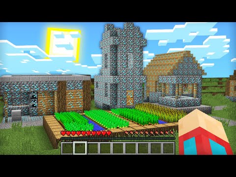 ПОЧЕМУ НАША ДЕРЕВНЯ СТАЛА АЛМАЗНОЙ В МАЙНКРАФТ | Компот Minecraft