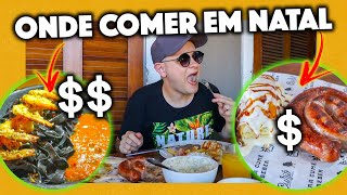 Onde Comer em Natal RN - 2 Restaurantes BARATOS e 1 Médio