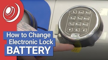 How to Change the Battery in an AMSEC, S&G, or LaGard Electronic Safe Lock