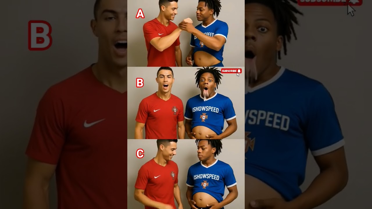 Ronaldo and Ishowspeed Ai Edit | Ai Edit n78 