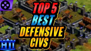 Top 5 Best Defensive Civilizations | AoE2