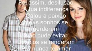 Desperdiçou - Sandy e Junior (Legendado) chords