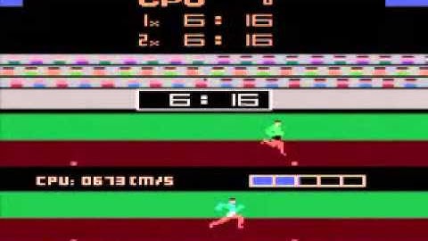 Track and Field - Atari 2600 - 1984