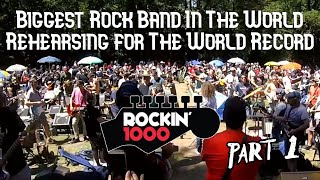 1000 Musicians Rehearsal Part 1 - Behind The Scenes - Making Of Rockin&#39;1000 Frankfurt 2019