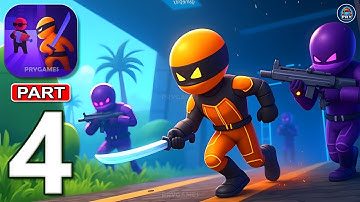 Stealth Master: Assassin Ninja - Gameplay Walkthrough Part 4 - Become A Stealth Ninja (Android, iOS)