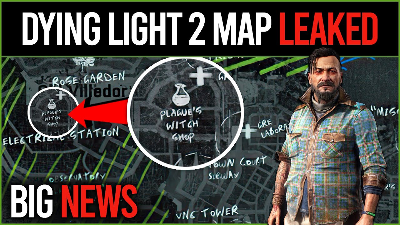 Dying Light 2 Map Leaked Witch Potion Shop, Air Drops & All Leaked