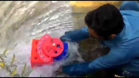 First 3D Printed Kaplan Turbine