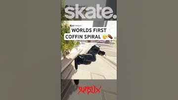 WORLDS FIRST COFFIN SPIRAl in SKATE 4 #coffinspiral #easkate #skate4 #skate3 #trickline #skategame