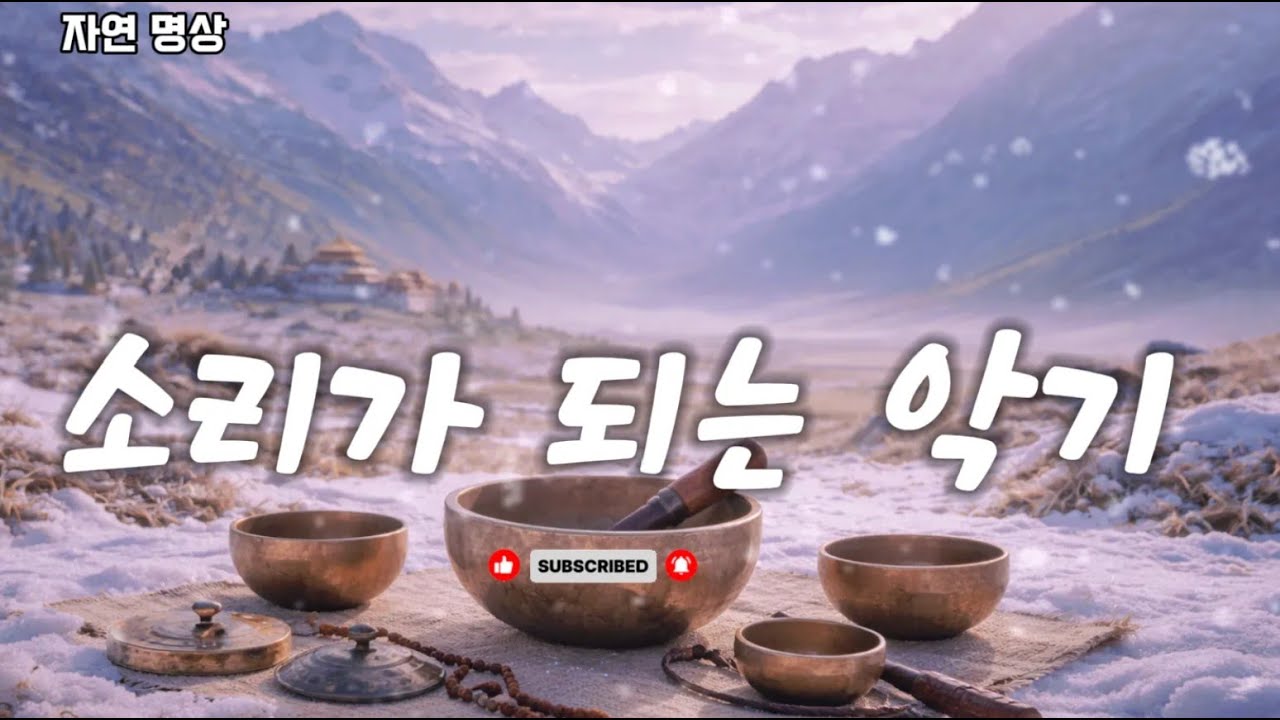 소리가 되는 악기 🌿명상 음악은 티베트 특유의 악기 음악들이 우리의 에너지를 맑고 깨끗하게 정화해 주는 수행 채널 입니다   #초원 명상  #gentlemeditation