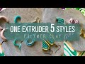 Polymer Clay Tutorial 40: Experiments with a Clay Extruder