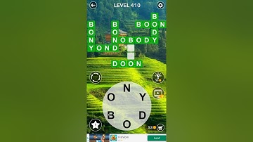 Word Crossword Search level 410