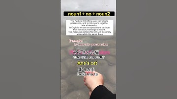 JLPT N5 (noun1+no+noun2) #jlptn5grammar #jlpt #jlptstudy #kanji #nihongo #n5