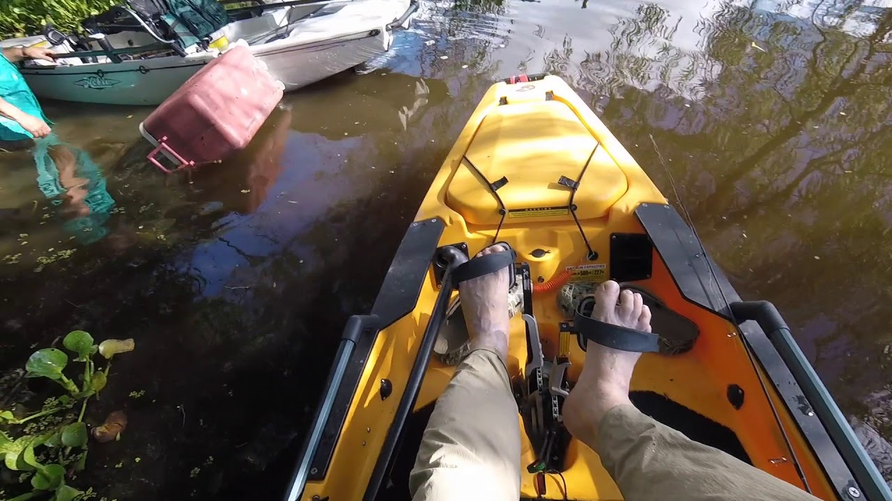 Kayak Fail! Fisherman flips his Pro Angler 12 YouTube