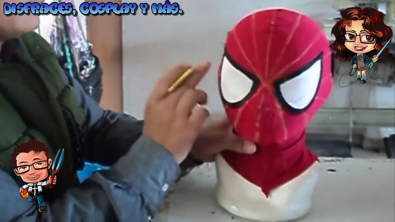 Como hacer una mascara de Spiderman + patrones en la descripción. - YouTube