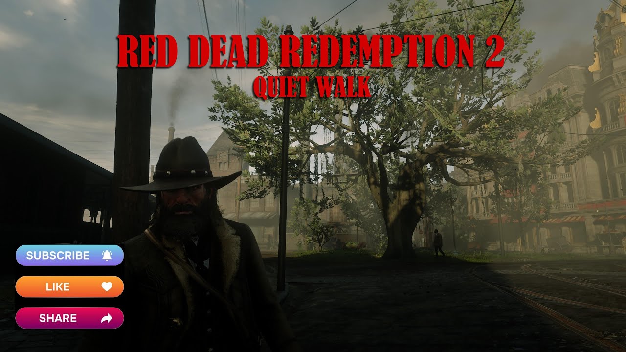 ASMR RELAXATION : Walking in Red Dead Redemption 2 / Calm / Marche Tranquille