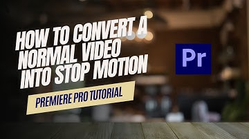 Change VIDEO into STOP MOTION - FAKE Stop Motion! Premiere Pro Tutorial
