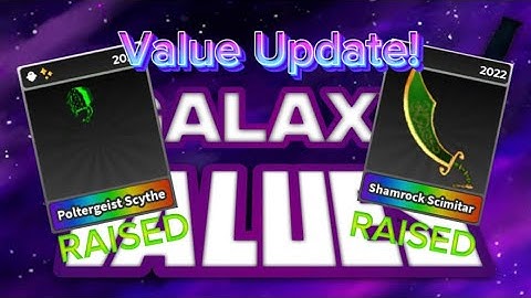 POLTERGEIST SCYTHE AND SHAMROCK SCIMITAR RAISED!?{Stk value update}|| Survive the killer Roblox