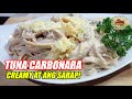 TUNA CARBONARA 🍝 CREAMY AT ANG SARAP!