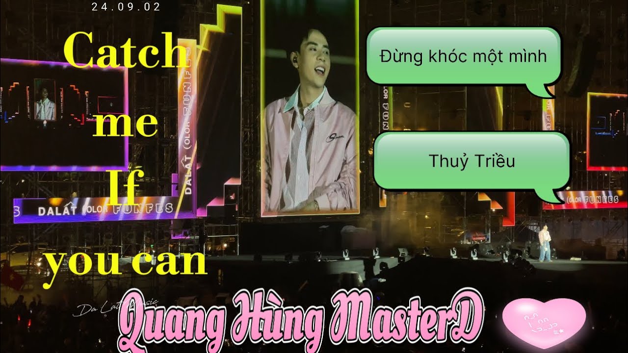 Quang Hùng MasterD live tại DA LAT MUSIC FESTIVAL|Đà Lạt 02/9/2024