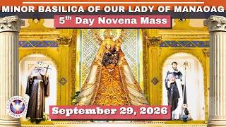 Information Catholic Live Mass at Our Lady of Manaoag Church Live 7 A.M. September 29, 2026 5th Day Novena Mass Guide