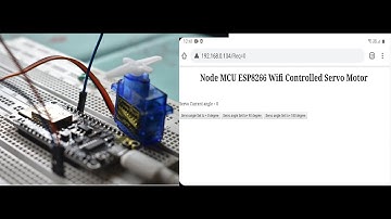 NodeMCU Wifi Controlled Servo