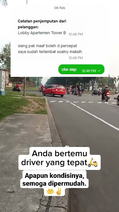 Anda bertemu driver yg tepat kakk #gojek #drivergojek