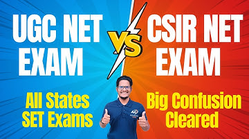 Must Know the difference between UGC NET & CSIR NET Exam Explained by Shiva sir #achieversaddaugcnet