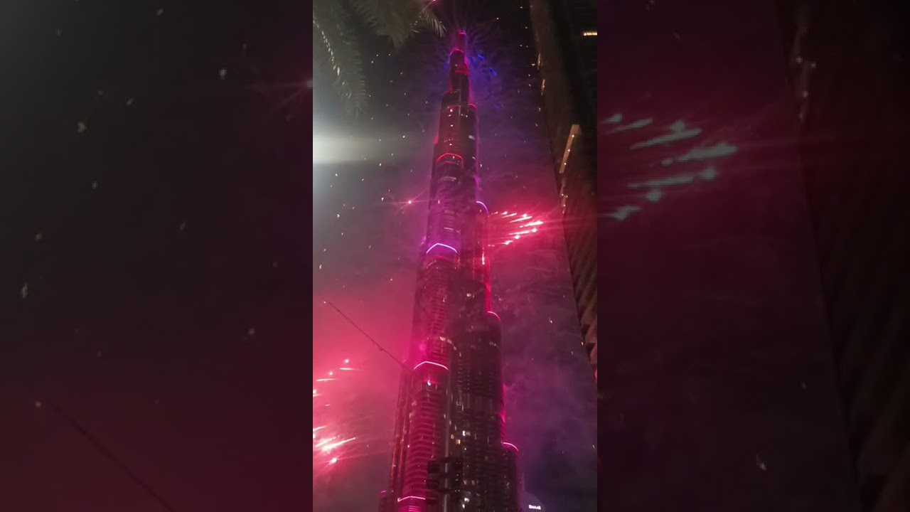 Dubai Burj khalifa Show😍🥳 New Year Vibes😍😎 