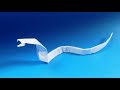 How to make a paper snake. Origami Snake