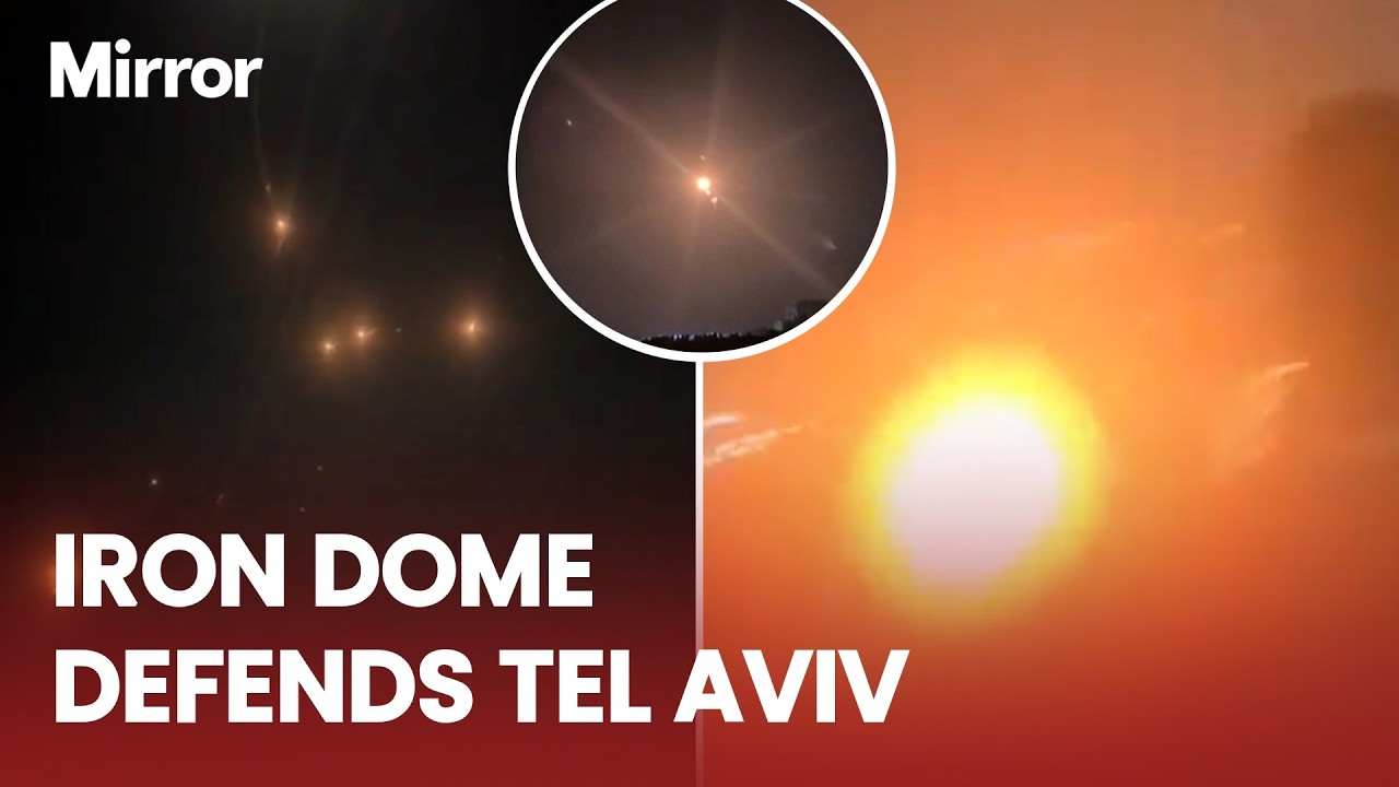Iran fires new wave of MISSILES over Jerusalem as Iron Dome tries to defend Tel Aviv