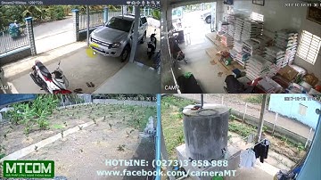 MTCom - Demo hình ảnh camera quan sát cửa hàng, kho phân bón tại Mỹ Tho-Tiền Giang