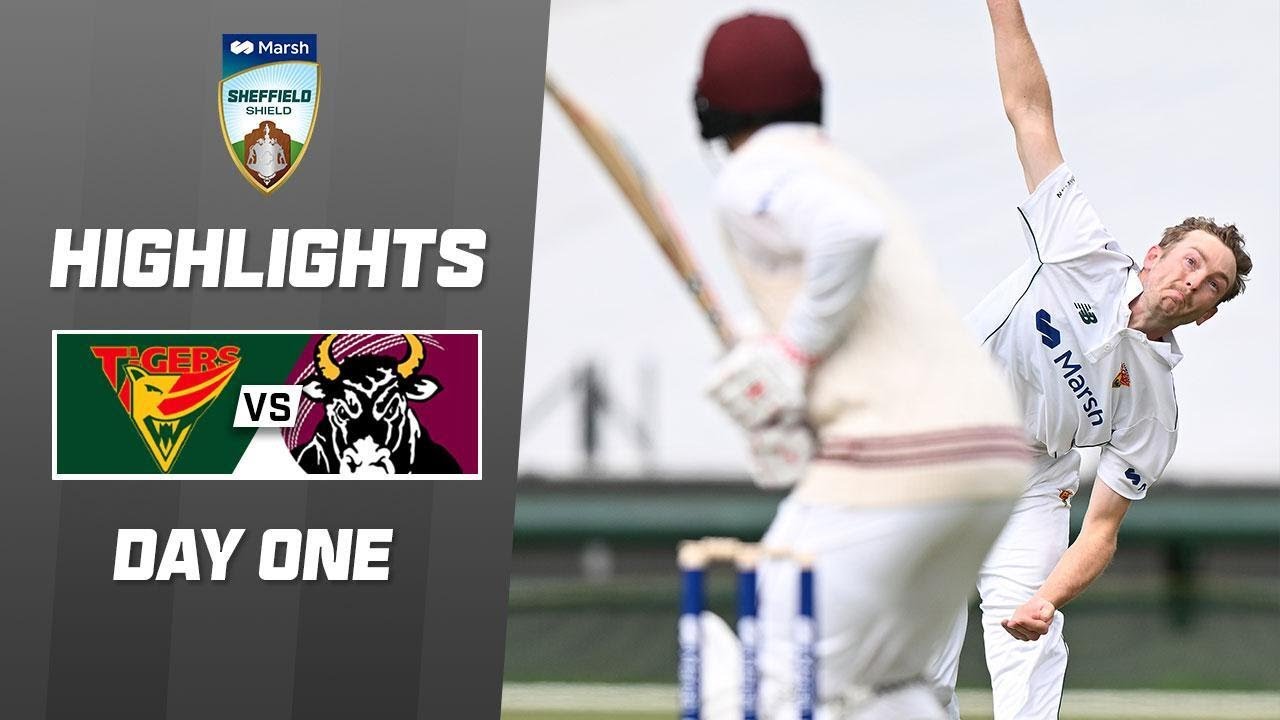Tasmania v Queensland | Sheffield Shield 2023-24 | Day 1