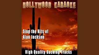 Video thumbnail of "Release - Here in the Real World (Karaoke Version) (Originally Performed By Alan Jackson)"