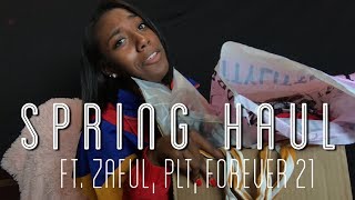 HUGE SPRING TRY - ON HAUL l ZAFUL, PRETTY LITTLE THING \& FOREVER 21