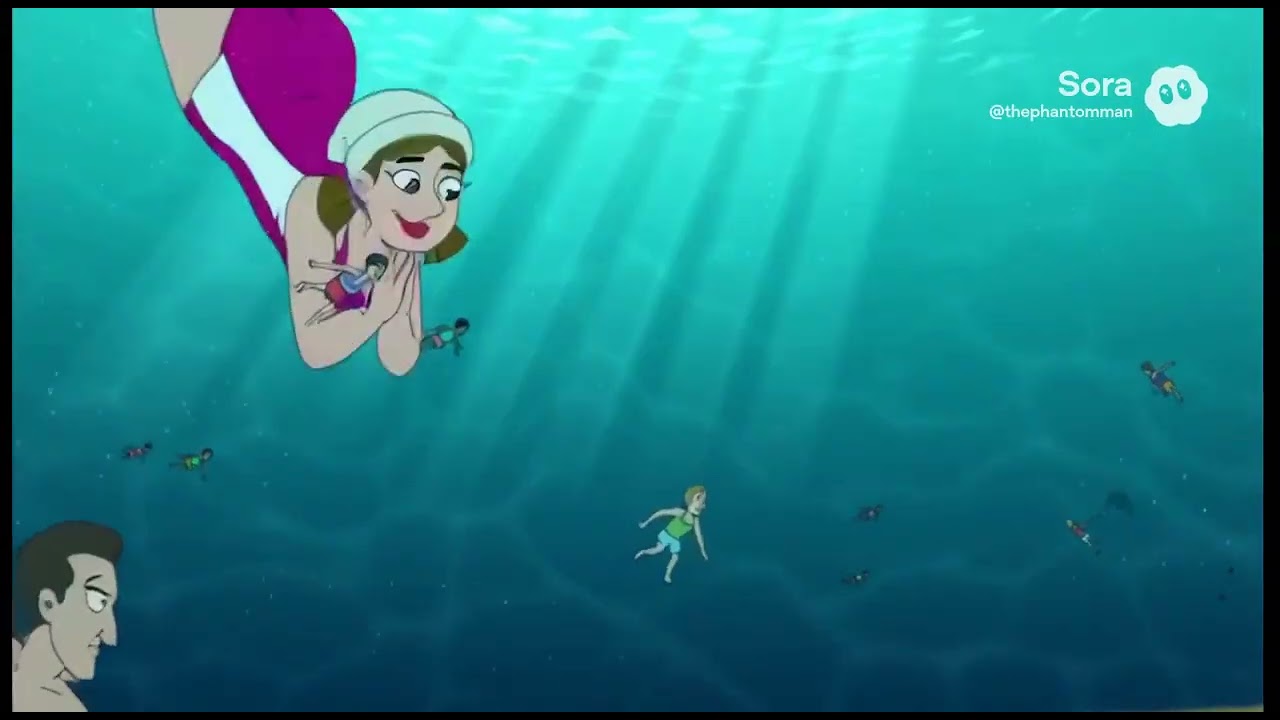 400ft Giantess Lauren The Destructress's Beach Time