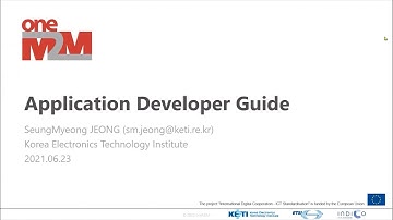 [oneM2M tutorial 2021] oneM2M 어플리케이션 개발 가이드