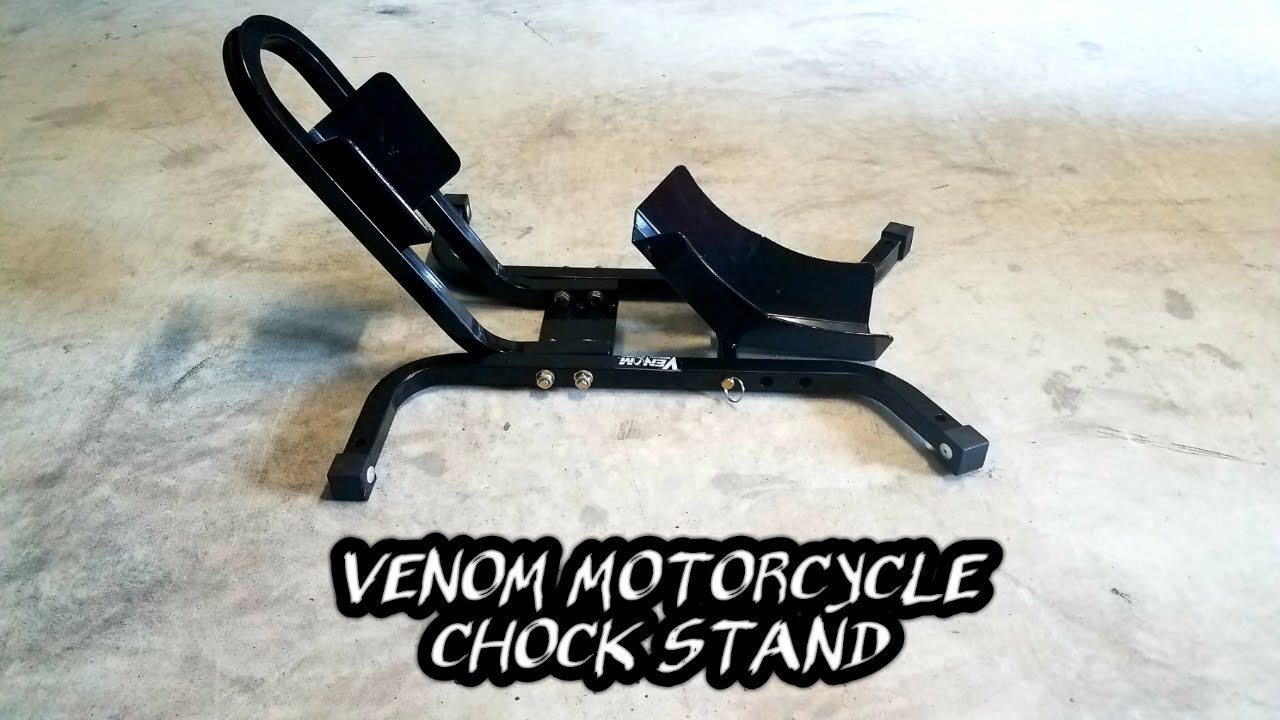 Venom Motorcycle Chock Stand YouTube