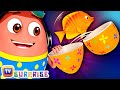 Kids play in HUGE Gumball Machine, Ball Pit and Surprise Eggs to Learn Color Orange|ChuChuTV Funzone