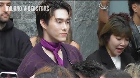 Hirunkit Changkham Nani หิรัญกฤษฎิ์ ช่างคำำ @ Milan Fashion Week 21 September 2023 show Armani