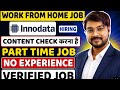 Innodata Hiring 2026 🔥 Work From Home Job For Freshers | Content Checking Job