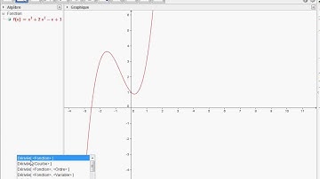 détermination de la dérivée d