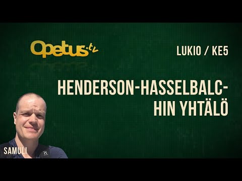 Video: Kuinka todistat Henderson Hasselbalchin yhtälön?