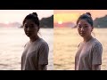 Photoshop Tutorial: Low Light Sunset Portrait