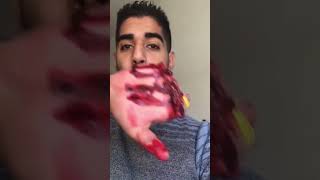 كشف اكبر خدعة بالمكياج السينمائي ??⚠️ makeupartist explore sfx trendin art مكياج_سينمائي