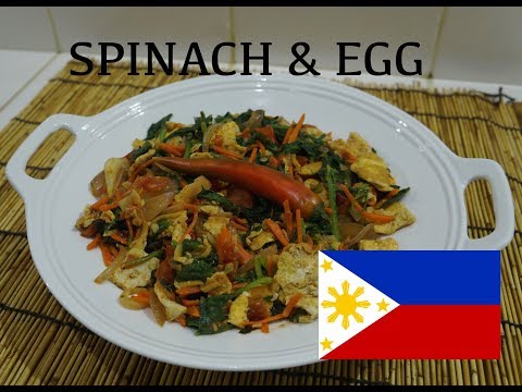 🇵🇭 Spinach & Egg Tagalog Pinoy Filipino Recipes