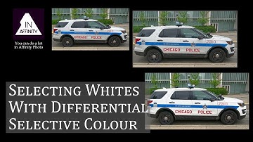 How to Select Whites with a Differential Selective Colour Method in Affinity Photo