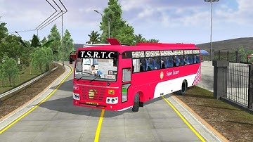 T S R T C Passenger View  Super Deluxe Bus In BUSSID @90SKIDSGAMING8