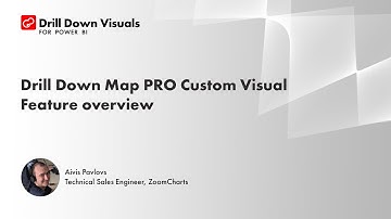 Drill Down Map PRO Custom Visual - Feature Overview