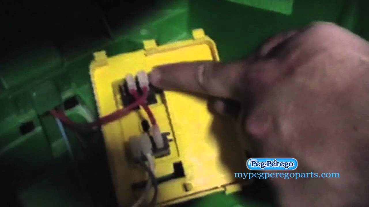 How to replace the foot assembly for your Peg Perego John Deere Gator - YouTube