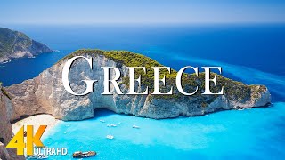 Greece 4K  Scenic Relaxation Film With Calming Music  4K Video UHD